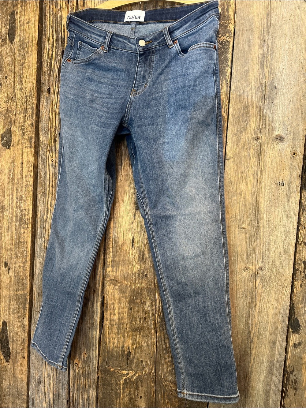 DU/ER 🇨🇦 Women’s Jeans 30x30 – Blue Straight Leg